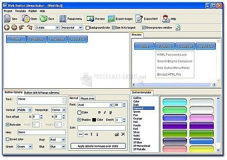 screenshot-Web Button Menu Maker-1