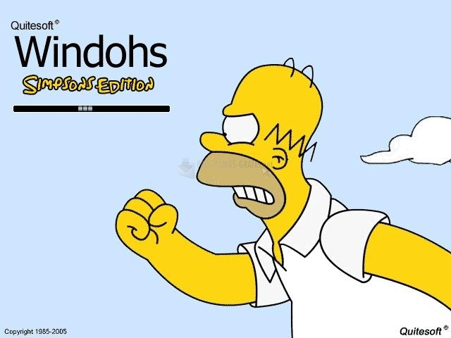 screenshot-Windohs Simpsons Edition-1