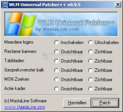 screenshot-Windows Live Messenger Universal Patcher-1