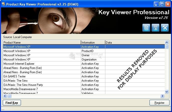 screenshot-Windows Product Key Viewer Changer-1