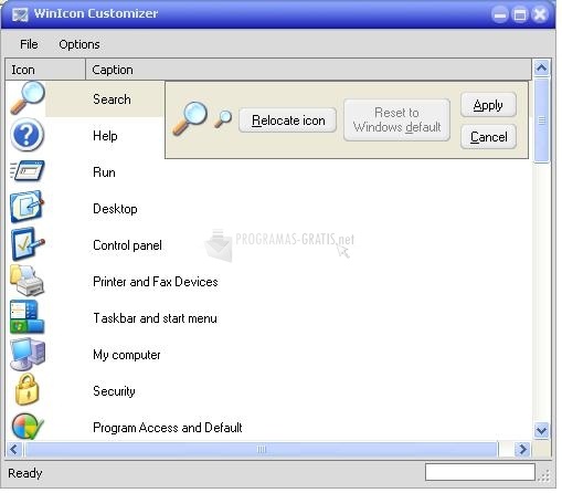 screenshot-WinIcon Customizer-1