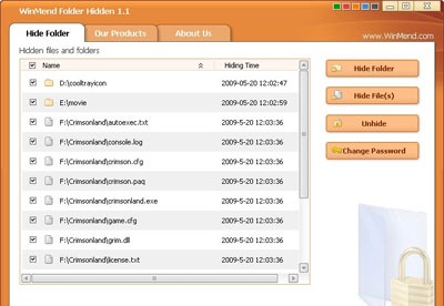 screenshot-WinMend Folder Hidden-2