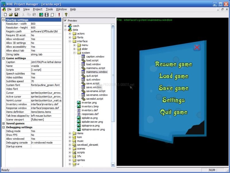 screenshot-Wintermute Engine Development Kit-1