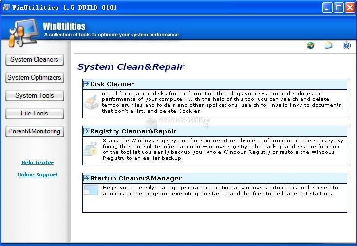 screenshot-WinUtilities Registry Cleaner-1