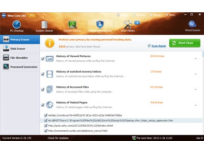 downloading Wise Care 365 Pro 6.5.7.630