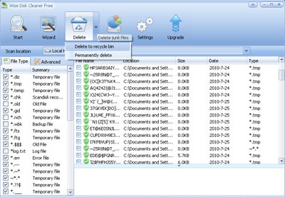screenshot-Wise Disk Cleaner-1