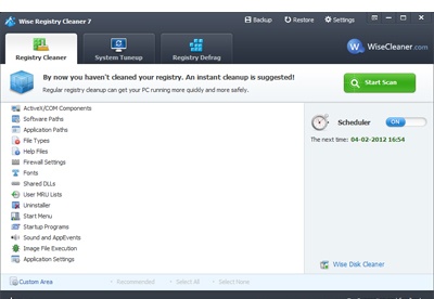 screenshot-Wise Registry Cleaner-1