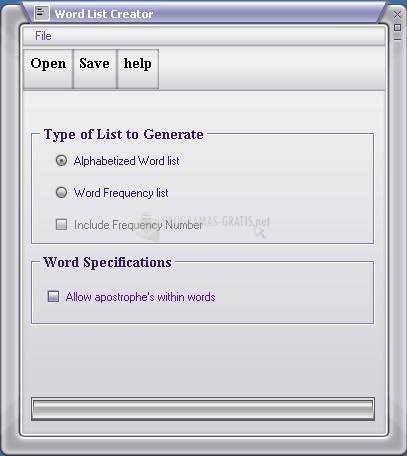 screenshot-Word List Creator-1