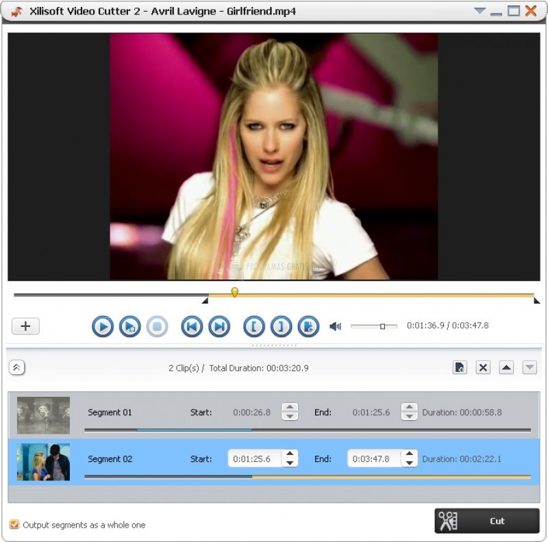 screenshot-Xilisoft Video Cutter-1