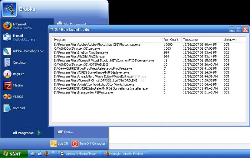 screenshot-XP Run Count Editor-1
