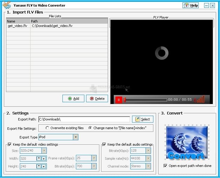 screenshot-Yaease FLV to Video Converter-1