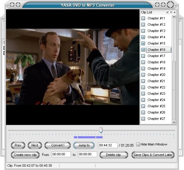 screenshot-Yasa DVD to MP3 Converter-1