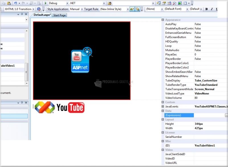 screenshot-YouTube for ASP.NET-1