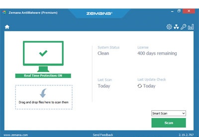 zemana antimalware free does not download