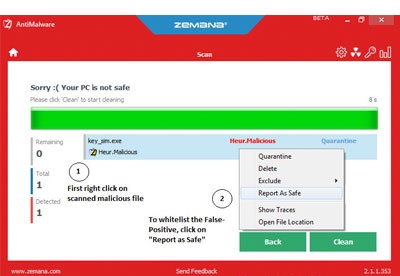 screenshot-Zemana AntiMalware-2
