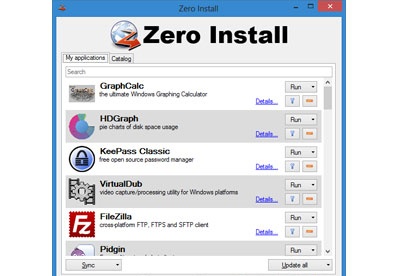Zero Install 2.25.0 download the new version for windows
