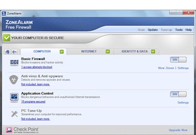 checkpoint zonealarm free antivirus firewall 10.2