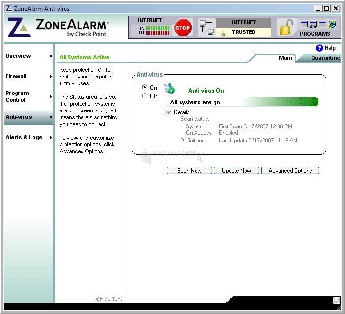 screenshot-ZoneAlarm Antivirus ( Vista )-1