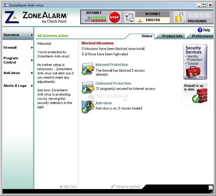 zonealarm free antivirus software download
