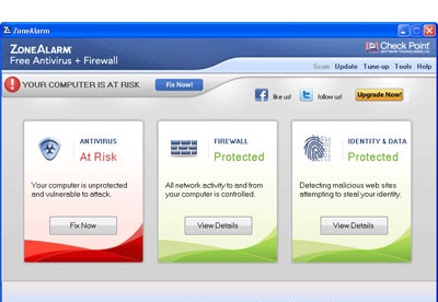 ZoneAlarm Free Antivirus + Firewall download free for ...